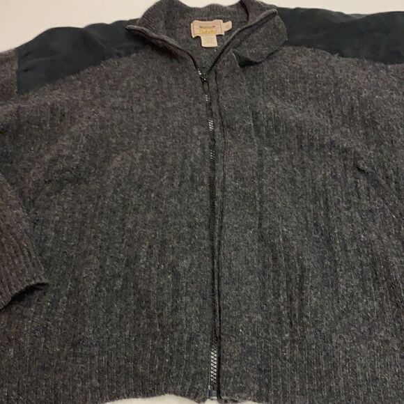 Cabela’s Vintage Wool Zip Up Cardigan Sweater Size XL - Picture 6 of 8